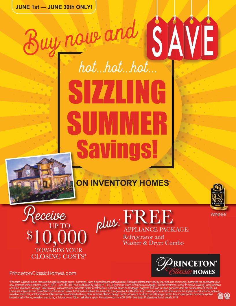 Sizzling Summer Savings!